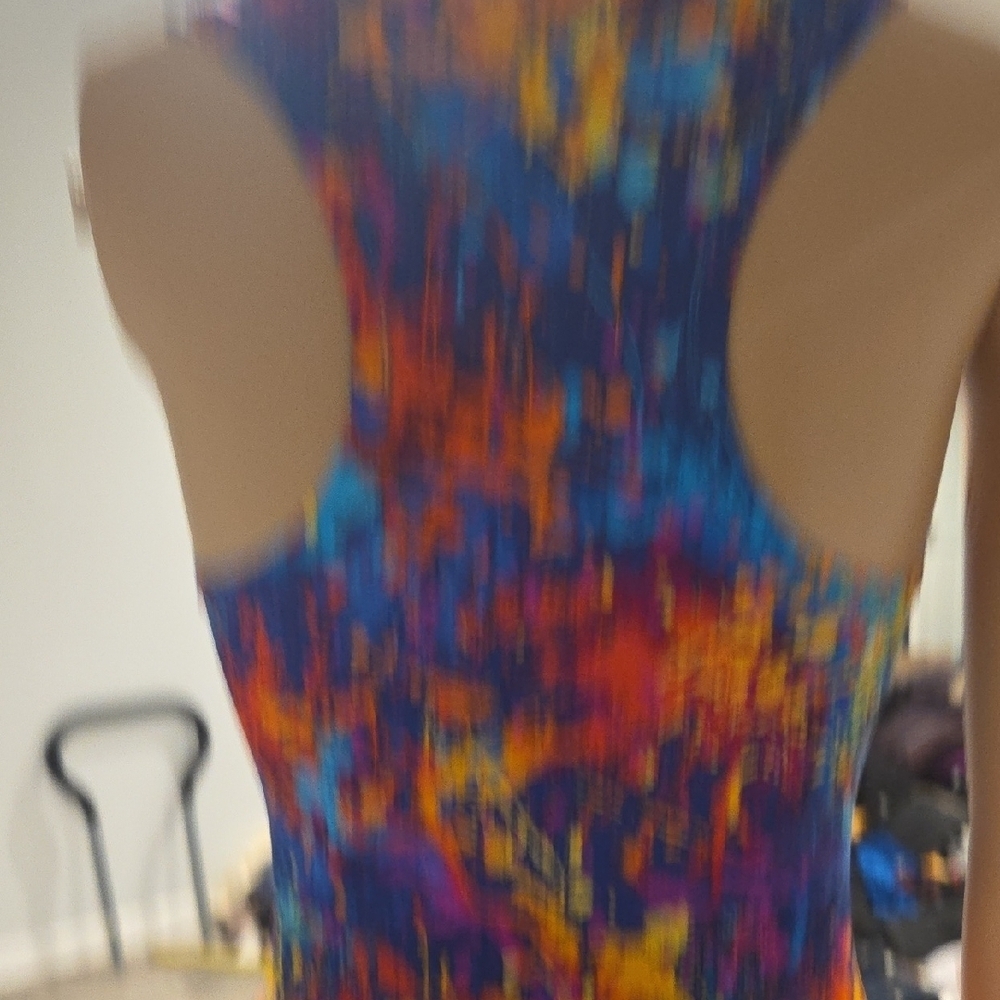Colorful Abstract Maxi Dress - Picture 7 of 12